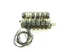 SMC VQ7-6-FG-D-3Z Double Solenoid Valve 6-Station Manifold Assembly 24VDC