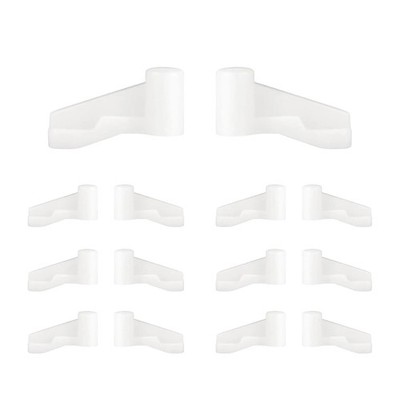 14 Pack Switch Socket Mounting Claws Plastic Outlet Mounting Tabs for Most Stand