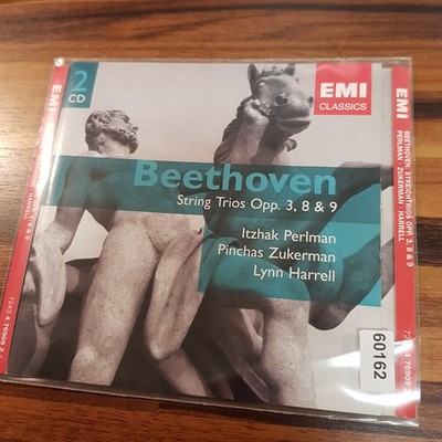 PERLMAN/ZUKERMAN/HARRELL beethoven string trios 3,8,9 TAKT EUROPE EX/EX (2CD)