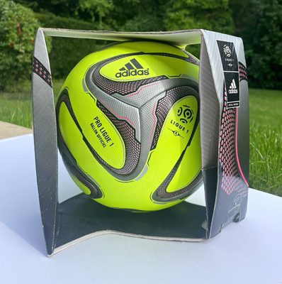 adidas Pro Ligue 1 Brazuca Fußball Größe 5 Neon grün Winter OMB 2014/15