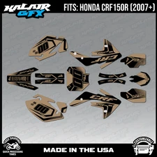 Graphics Kit for  Honda CRF150R (2007-2023) CRF 150R  Unit - TAN