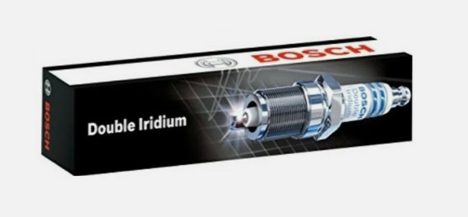 Nuevo Juego de 4 Bujías Doble Iridio BOSCH para Buick/Cadillac/Chevy/Ford Foto 3 de 4
