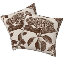 Sage Brown Throw Pillow Covers Hydrangea Floral Pillowcase Outdoor Decoration...