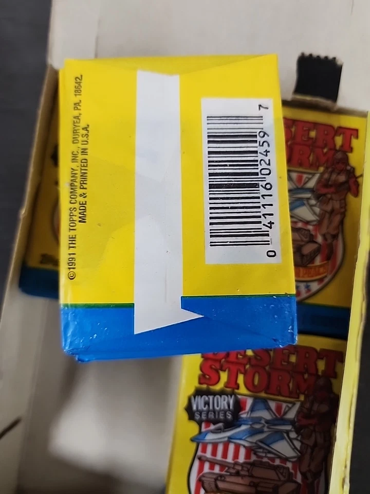 1991 Topps Desert Storm Trading Card 36ct Full Box Unopened Cards Victory Series - Image 4 of 4