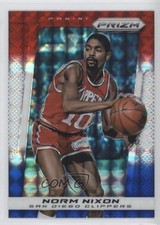 2013-14 Panini Prizm Red White & Blue Mosaic Prizm Norm Nixon #211 0c2