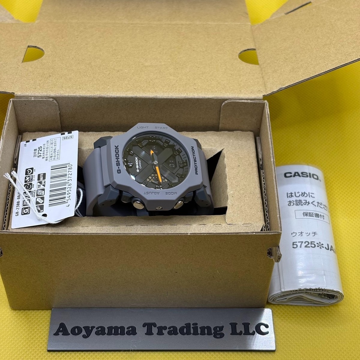 G-SHOCK GA-2300-8AJF グレー Gray G-Shock GA-2300-8A now available in U.K. and coming to