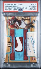 2023 Panini Gold Standard Rookie Jersey Autograph 1/1 Jahmyr Gibbs Nike Swoosh