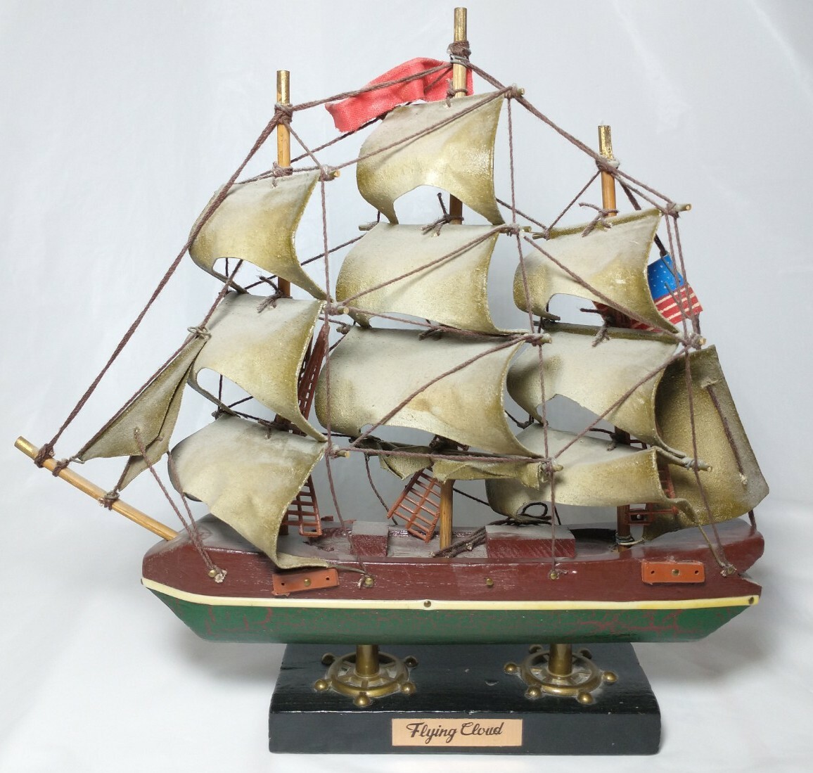 FlyingCloud 1851 帆船模型 VTG Flying Cloud 1851 Clipper Wooden Ship | eBay