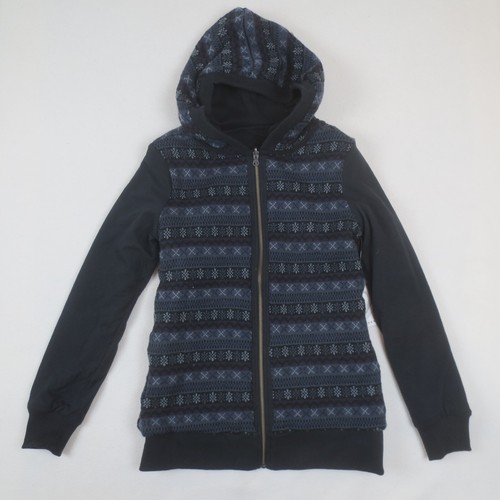 NEW Oakley Hoodie Sweater Womens Small Black Reversable Long Sleeve Full Zip