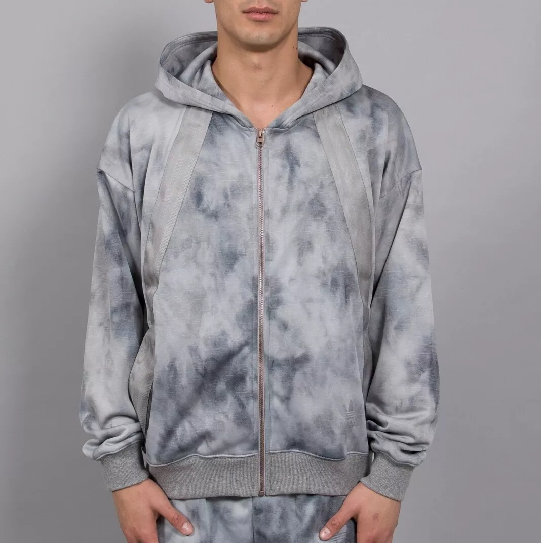 Adidas grey tie dye hoodie new arrivals