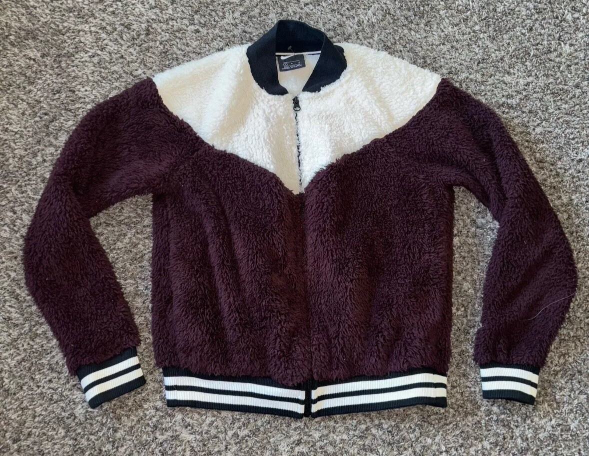 Outerwear Women's Nike Sportswear Sherpa Wolf Bomber Jacket