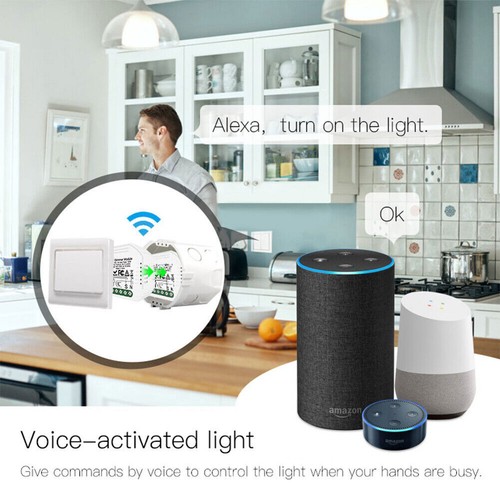 MOES WLAN 1/2 Weg Smart Dimmer Lichtschalter Unterputz Modul Alexa Google App - Bild 8 von 19