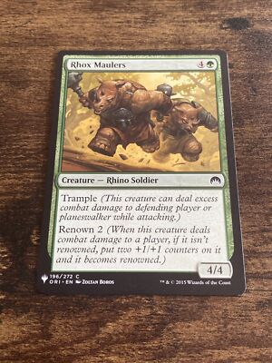 Rhox Maulers Magic Origins 196/272 MTG Magic The Gathering B11360*