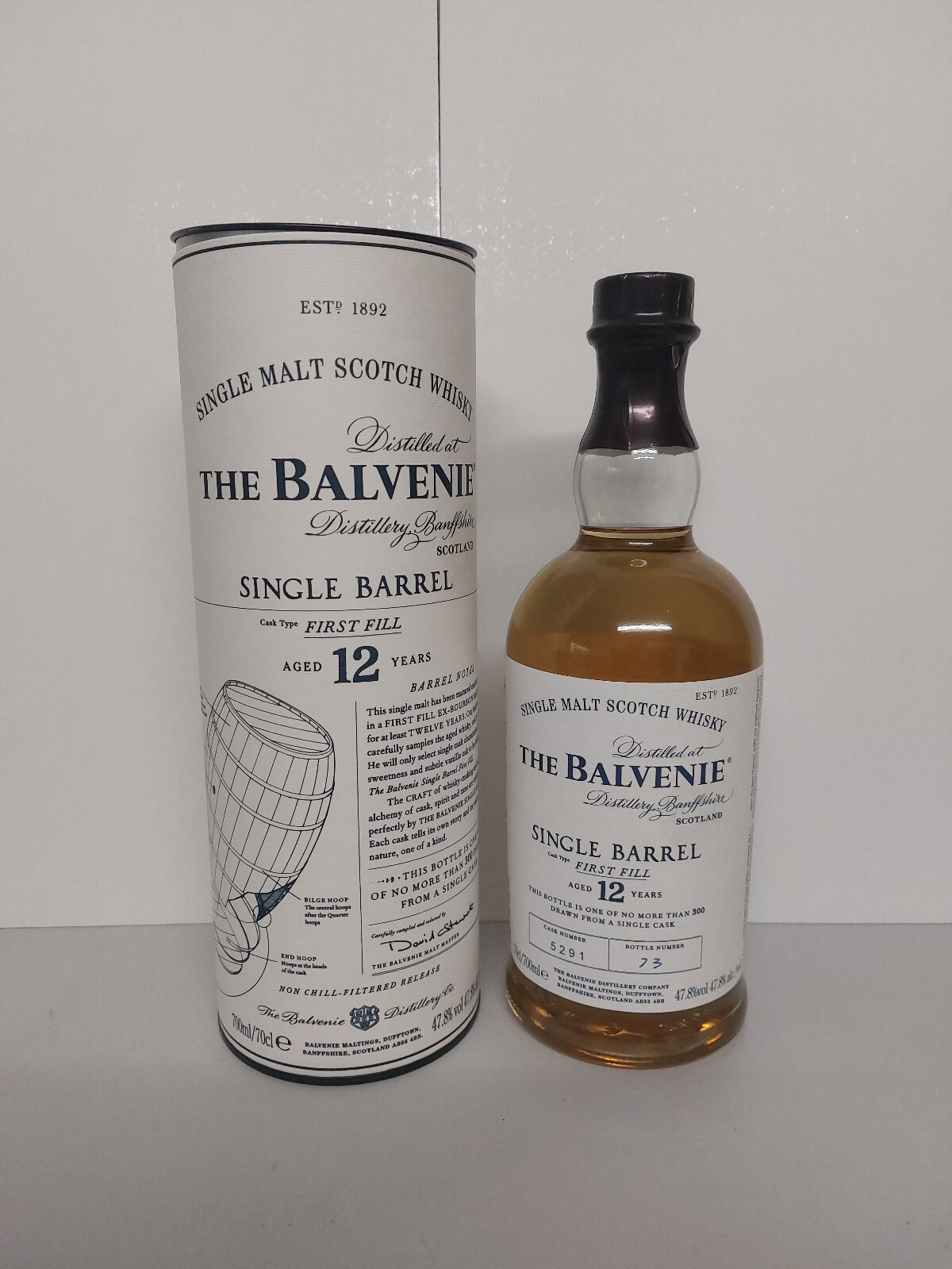 Whisky, The Balvenie, Single Barrel, 12 Years