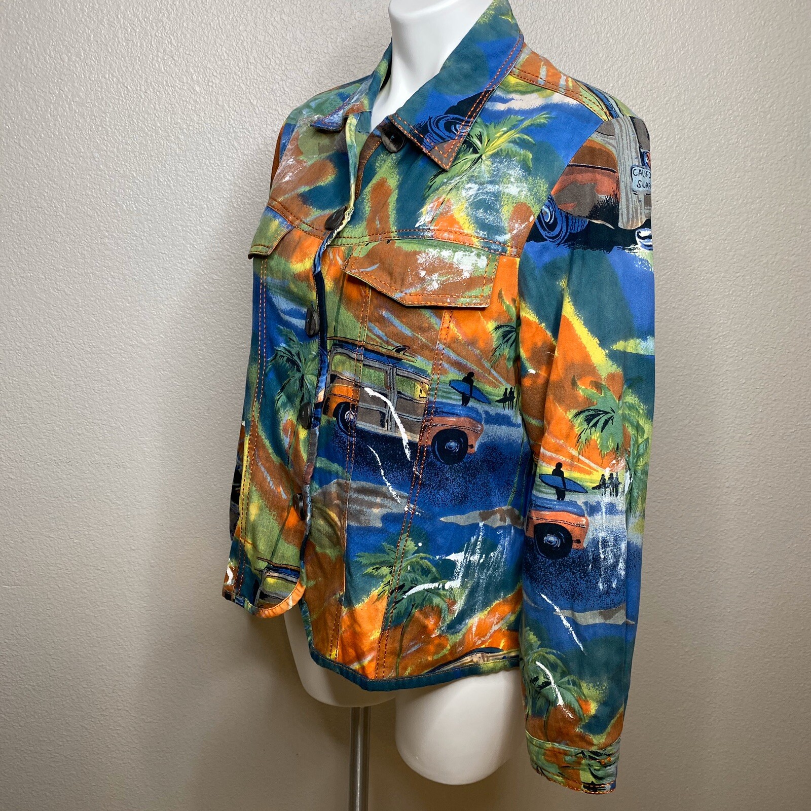 SANDY STARKMAN Small Jacket Multicolor California… - image 3