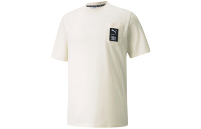 X First Mile Co-Branded Pocket Logo Solid Color Regular Fit Sports Short Sleeve