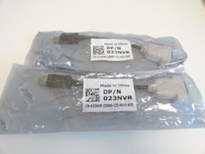 L16: Lot of 2 Dell Universal DP/N 023NVR DisplayPort to DVI Adapter Cable