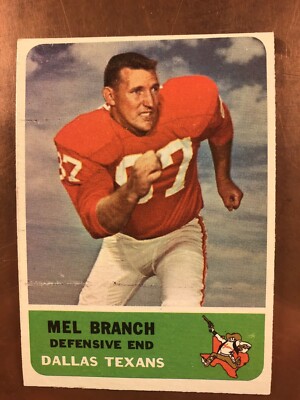 Mel Branch 1962 Fleer #32,sharp corners, centered, nmt