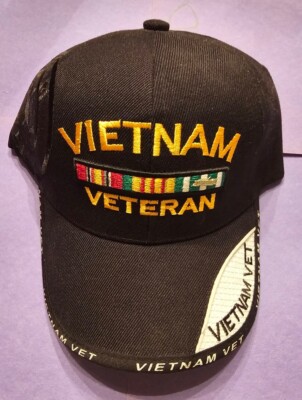 vietnam veteran hat Baseball Cap Vet Embroidery Officially