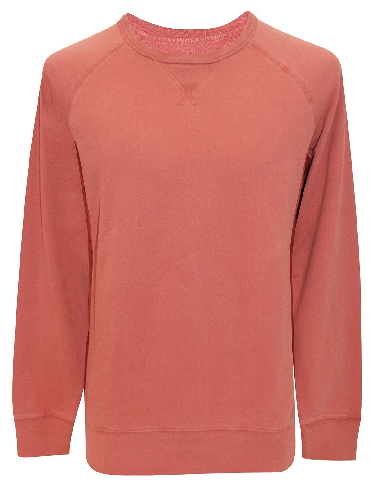 White Stuff Terracotta Mens Pure Cotton Crew Neck Sweat Top
