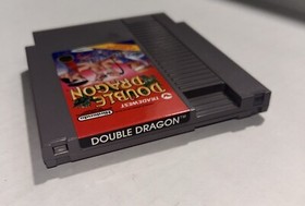 Cartucho y cubierta antipolvo Double Dragon (Nintendo Entertainment System, 1988) NES