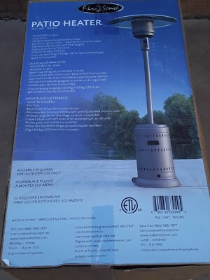 Fire Sense 46,000 BTU Platinum Patio Heater (Brand-New)