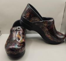 Dansko Brush Stroke Multicolor Clogs 38 EU