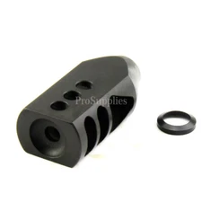 HOT! Tanker Style Muzzle Brake Triangular Baffl 1/2x28 Pitch for .223