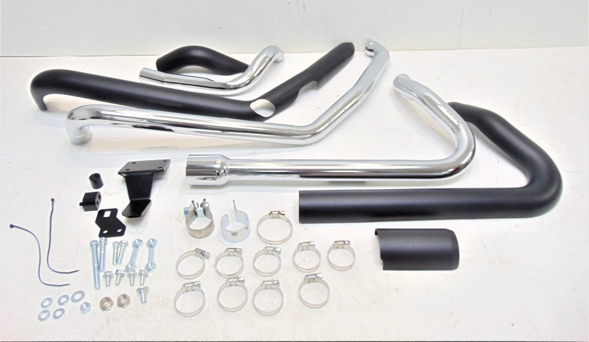 Vance Hines Dresser Duals Chrome Headers W/Heat Shields, 59 OFF