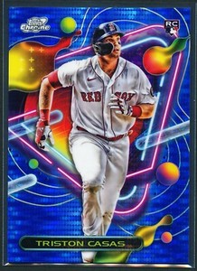 Triston Casas 2023 Topps Chrome Cosmic Blue Moon Refractor Rookie RC /99 Red Sox