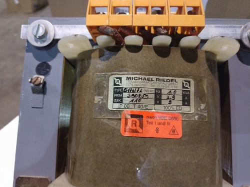 MICHAEL RIEDEL TRANSFORMER 1.0 KVA 480V - Picture 2 of 4