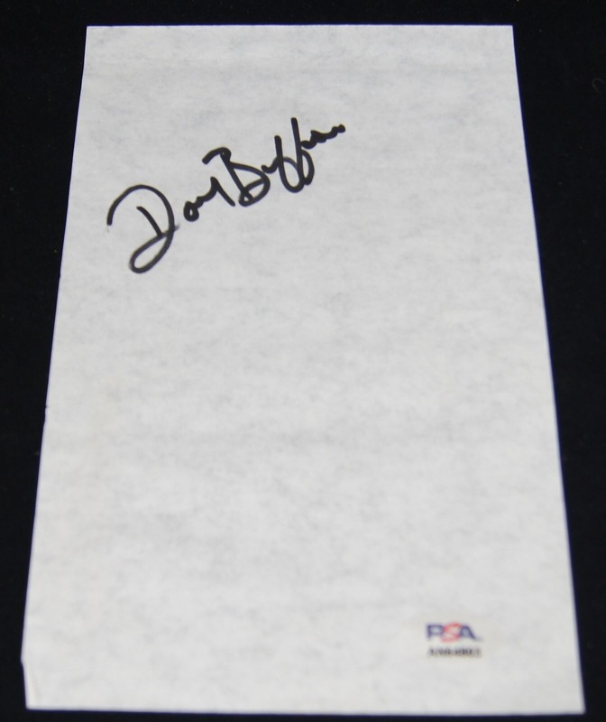 DOUG BUFFONE Autographed Cut CHICAGO BEARS PSA/DNA 5x8