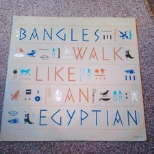 Bangles 12in 45rpm Record Walk like a Egyptian 