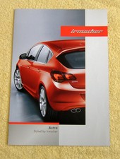 Vauxhall Astra Mk6 Irmscher Brochure 2009, 5 door hatch Models 