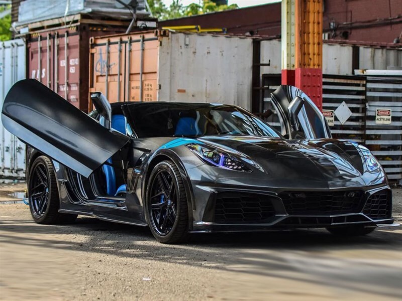 Vertical Doors ZLR McLaren Style 2014-2019 Corvette Door Kit #VDCCHEVYCORZLRC714
