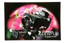 Very Clean Nikon Close-Up Equipment Brochure 1970  P4202