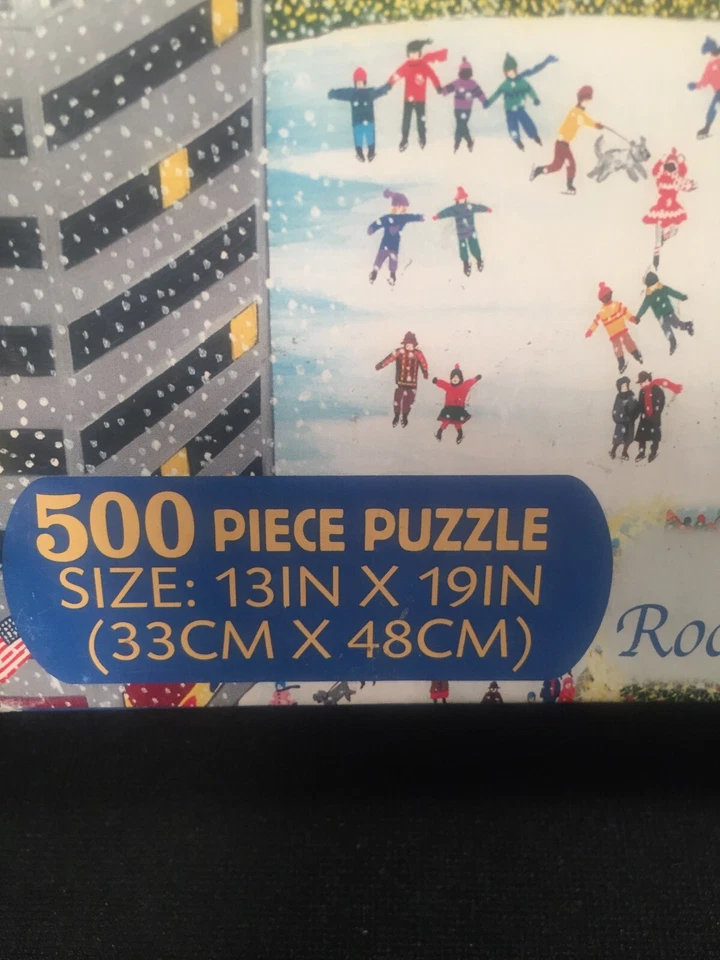 Briarpatch ROCKEFELLER CENTER HOLIDAY 500 piezas Nueva York Navidad pista de patinaje Foto 2 de 4