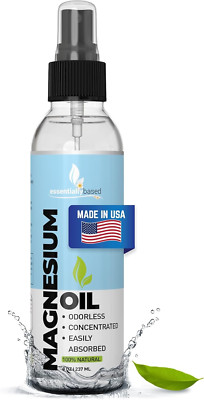 Pure Magnesium Oil Spray 8Oz - Topical Magnesium Spray for Sleep Extra Strength