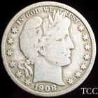 1908 O BARBER HALF DOLLAR ~  AWESOME ORIGINAL NEW ORLEANS 50c COIN ~ TCC