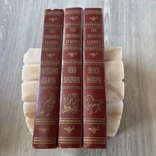 Lot Of 3 The Children's Classics - Black Beauty , Tom Sawyer