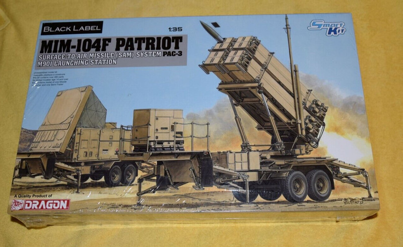 DRAGON M1M-104F PATRIOT PAC-3 & M901 BLACK LABEL, SMART KIT, 1/35, FACTORY SEAL