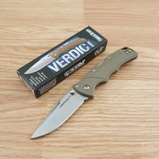 Cold Steel Verdict Folding Knife 3" 4116SS Steel Blade Dark Earth GFN Handle