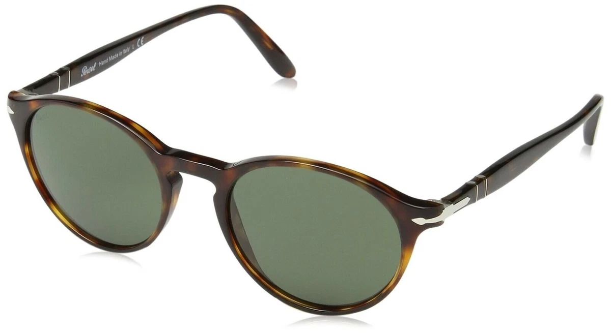 Persol Mens Sunglasses Tortoise/Green Acetate Non-Polarized 0PO3092SM 90153  50mm