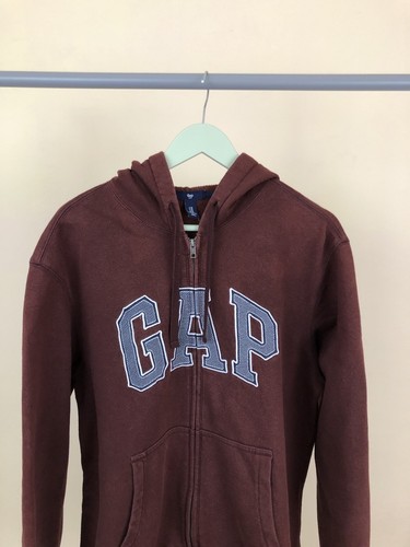 Front Zip Hoodie Sweater Vintage 