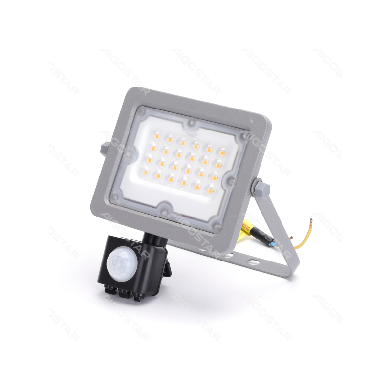 FARO LED ULTRASOTTILE GRIGIO 30W CON SENSORE MOVIMENTO 2700 LUMEN 4000K LUCE NAT