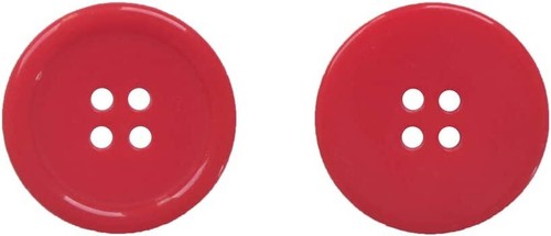 25mm Round Coat Buttons 4-Hole Flat Back Sewing Buttons Choice of Sizes & Colors - Picture 74 of 131