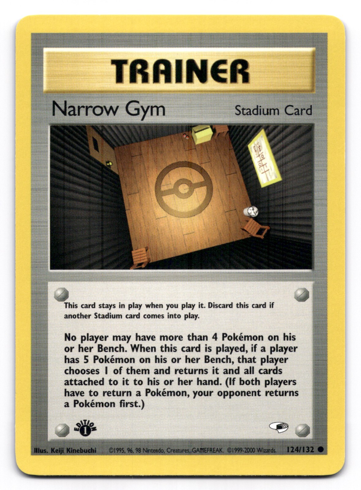 Narrow Gym NM 1st Edition Gym Heroes 124/132 Pokemon TCG Regular