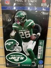 LE'VEON BELL NEW YORK JETS 4 PIECE FATHEAD 11"X17" WALL GRAPHIC DECALS