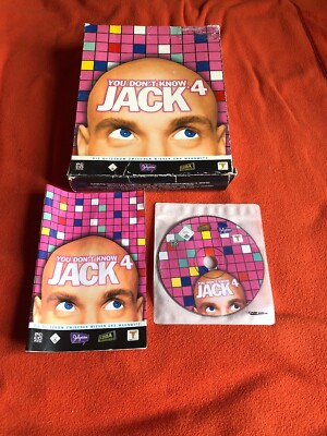 YOU DON´T KNOW JACK  4 PC RARITÄT mit Handbuch Big Box
