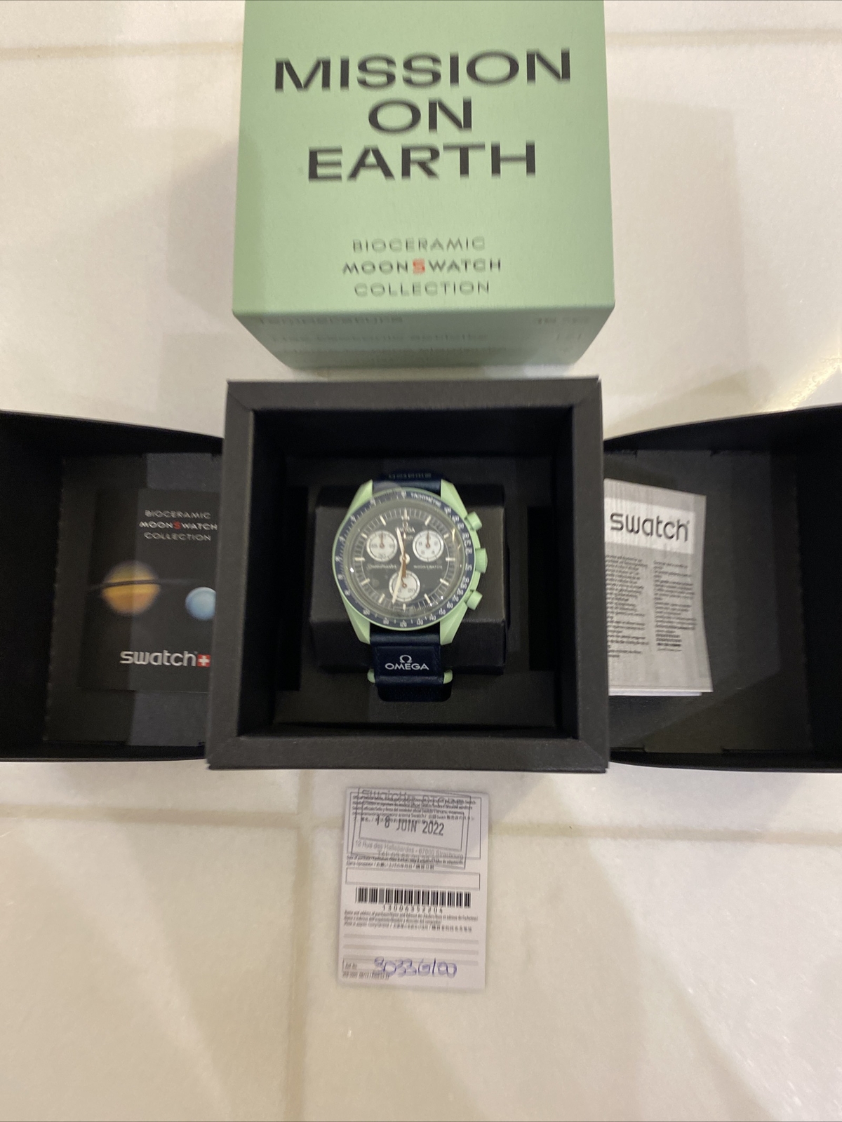 NEW Swatch X Omega MoonSwatch Earth with | Grelly USA